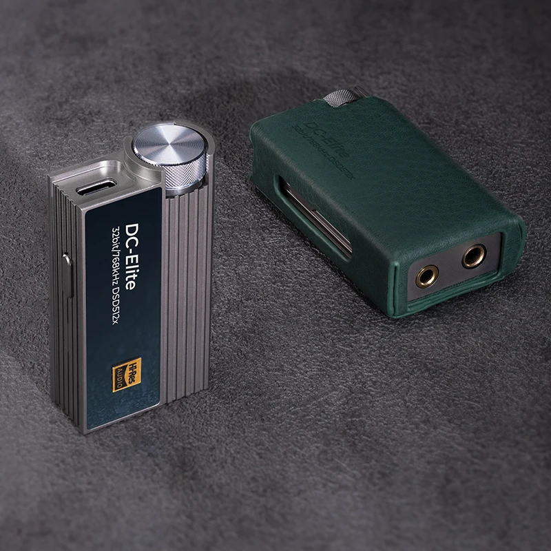 Skórzane etui IBasso do dekodera wzmacniacza IBasso DC-Elite Dongle Cap Flagship Portable DAC USB AMP Decoder — zdjęcie produktu 2