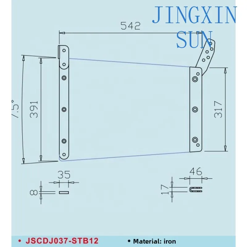Professional Audio Accessories 12 PA Speaker Line Array Bracket Aluminum Rigging Parts