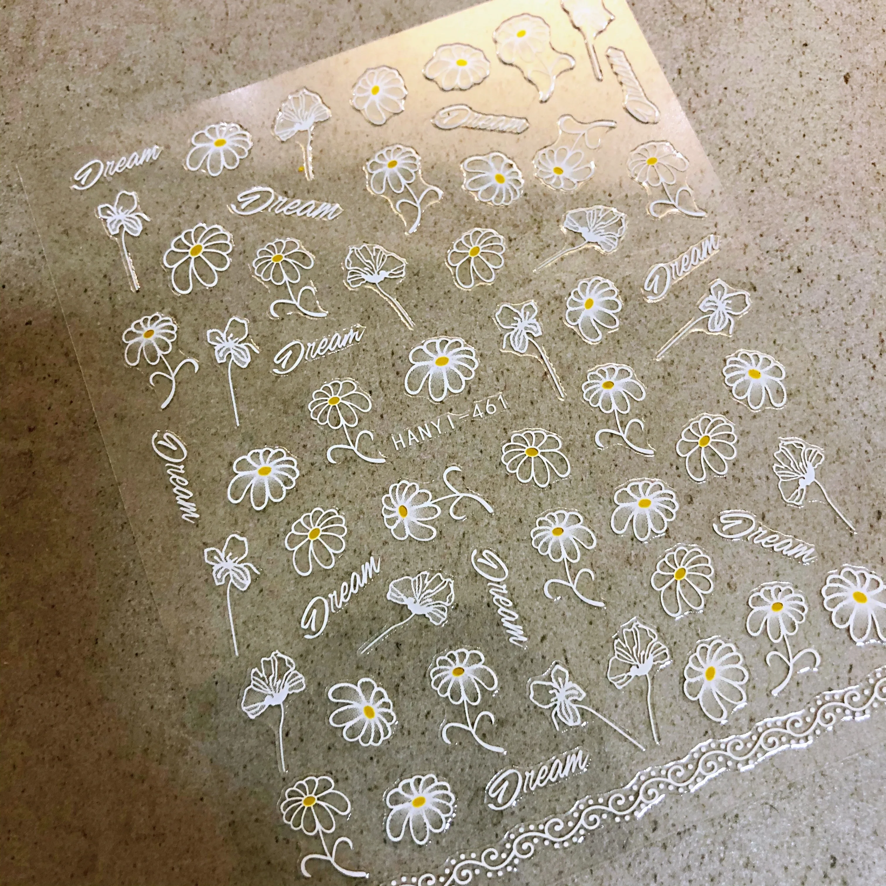 

3D Nail Sticker Decals Flowers Design Nail Art Decorations Stickers Sliders Manicure Accessories Nails Decoraciones HL63