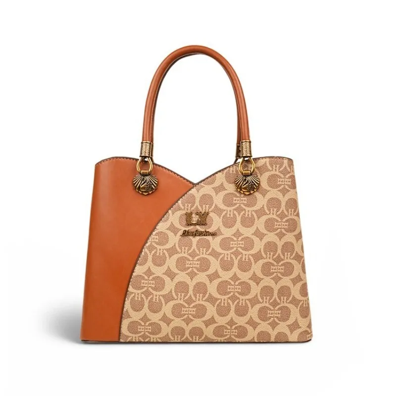 Premium Ladies Tote Bag In Genuine Leather - Women's Shoulder Bag By Famous Designer Classic Elegant