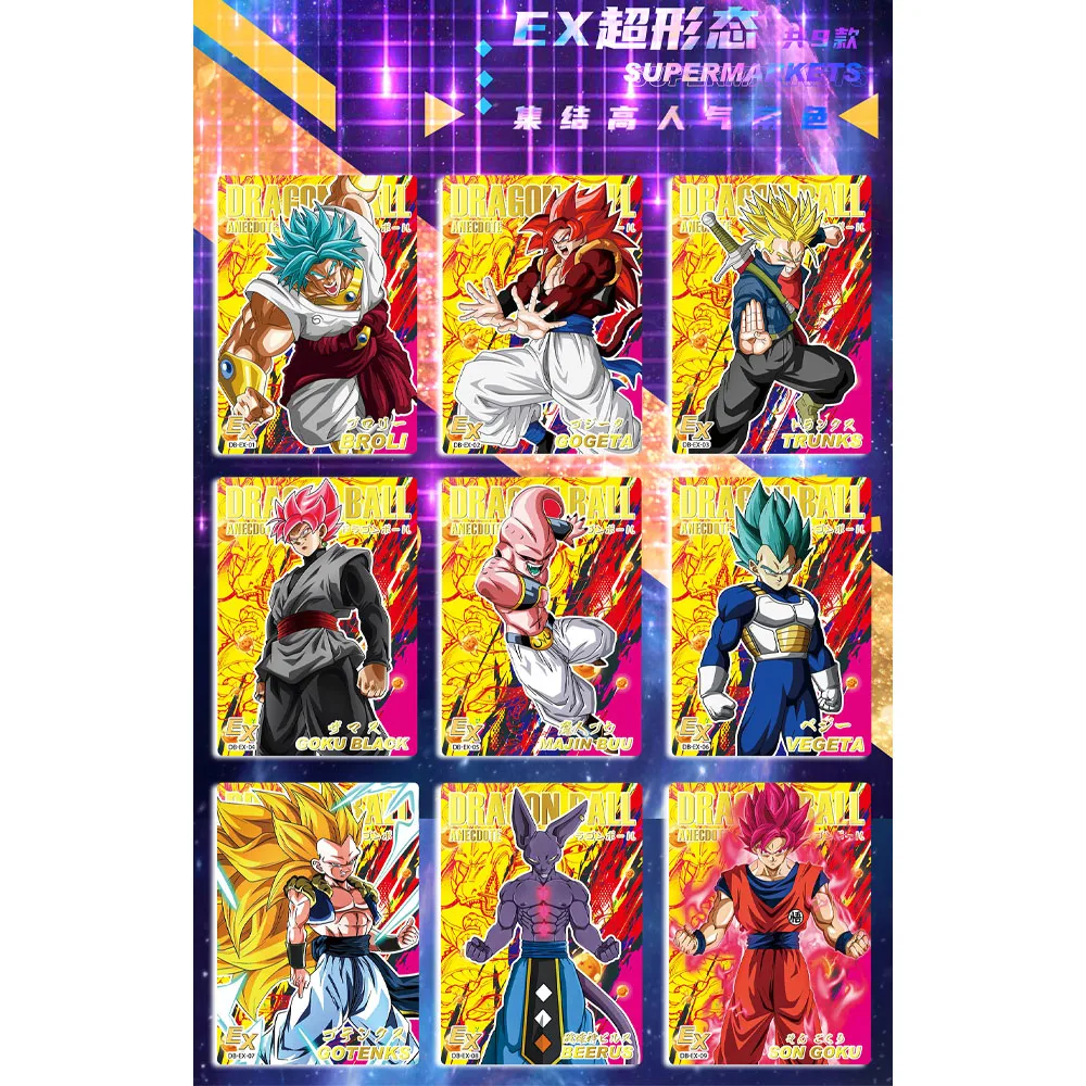 2024New Dragon Ball Cards Commemorative Edition Collection Card Pack Sun Wukong Black Gold SSP Card Collection Card Gift Toy