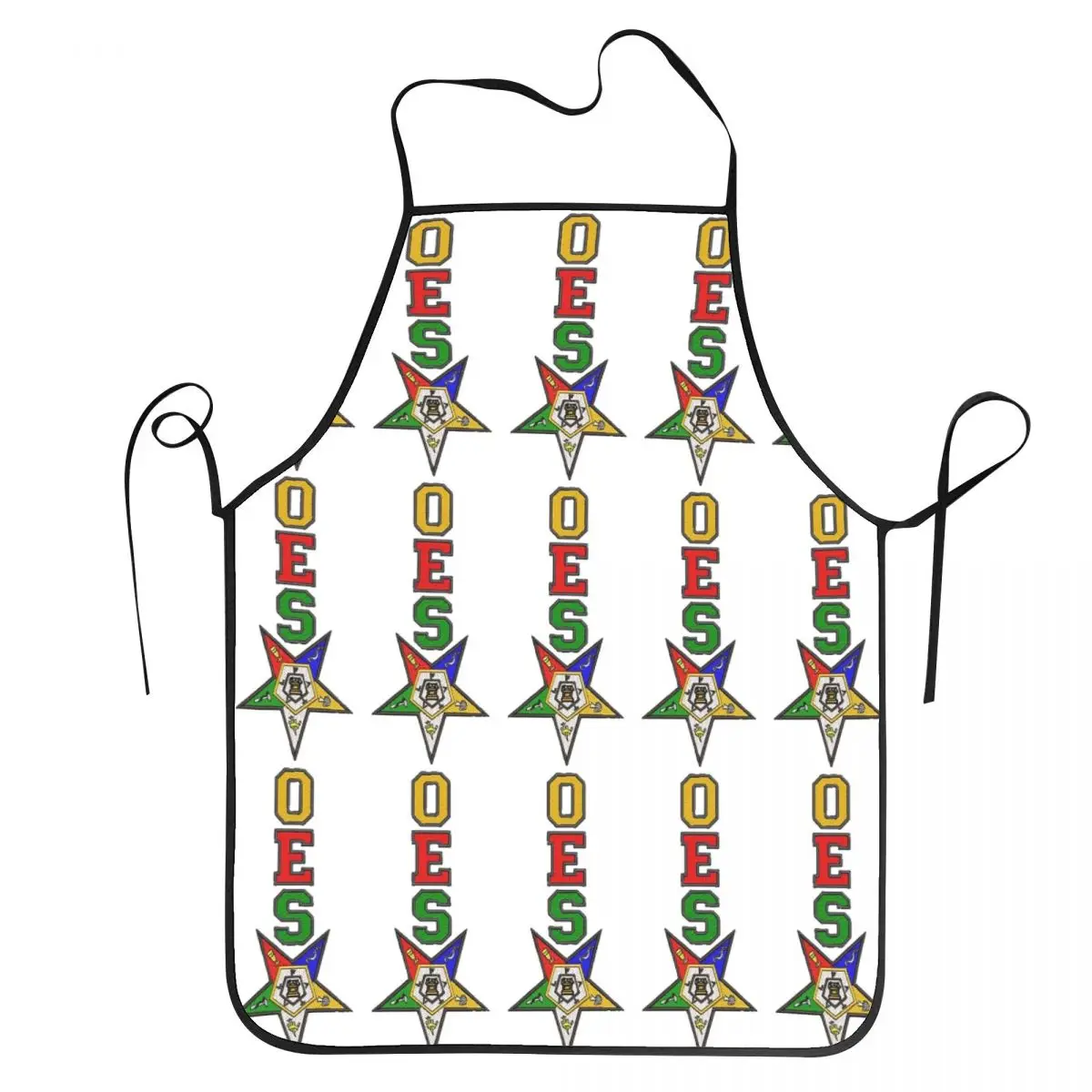 Order Of The Eastern Star Logo OES Aprons Chef Cooking Tablier Waterproof Bib Kitchen Cleaning Pinafore for Women Men Painting