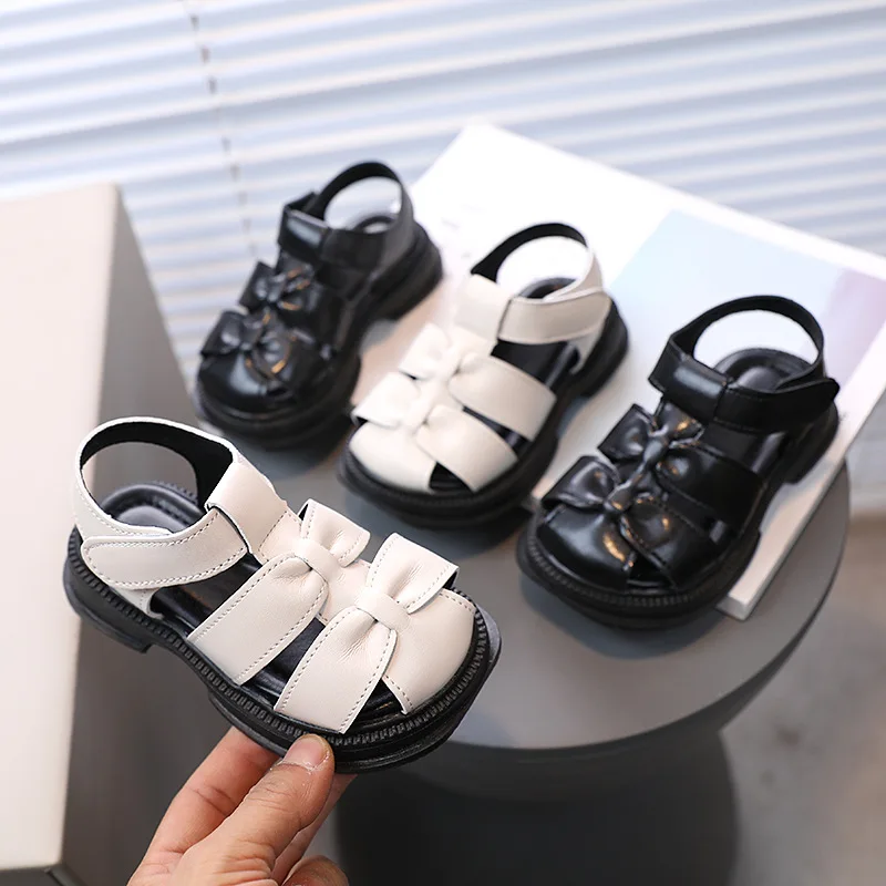 Summer Kids Sandals Fashion Boys Beach Sandals Flat Heels Children Girls Sneakers Student Hollow Out Casual Shoes H893