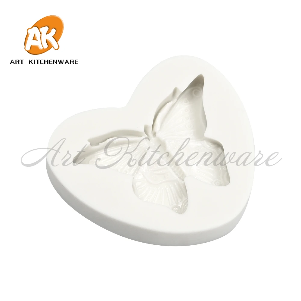 Pretty Butterfly Silicone Fondant Mold Cake Decorating Silicone  Soap Moulds Chocolate Cupcake Cookies Decorations Bakeware image 3