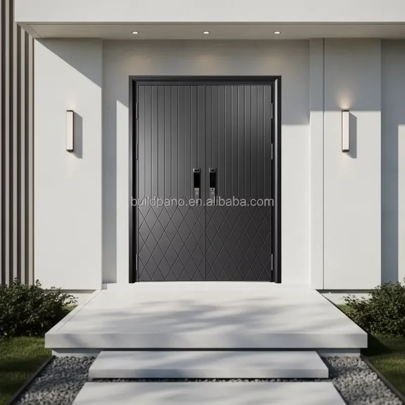 Durable Cast Aluminum Door with Performance for Long Term Villa Entrance Use