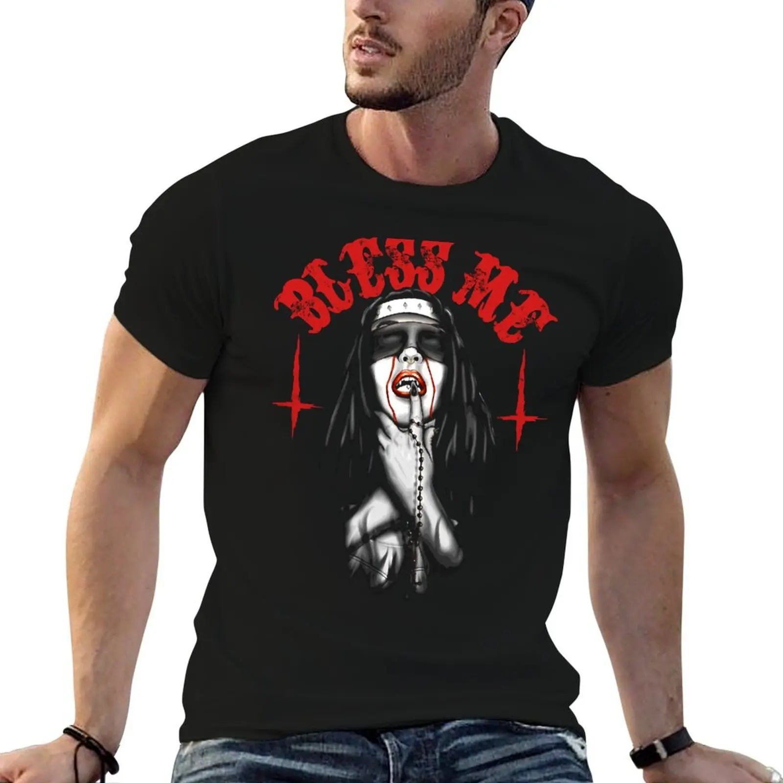 Bless Me T-Shirt summer tops croswit shirt man tee shirts for men