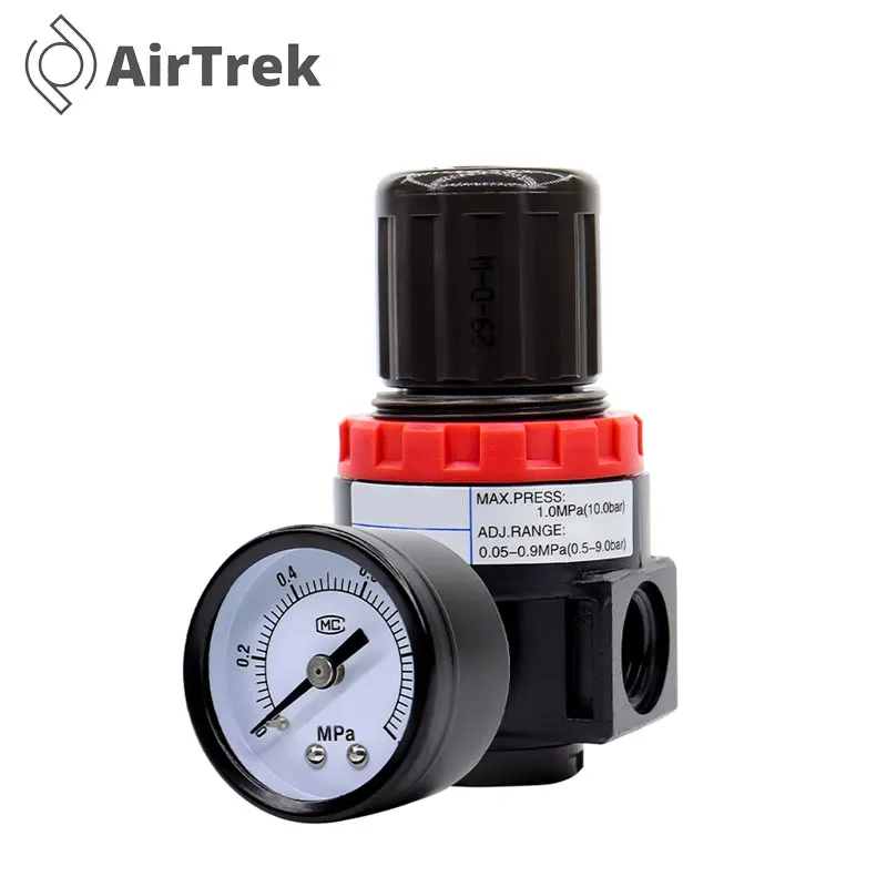 

Регулятор давления воздуха AR2000 BR2000 BR3000 BR4000, 1/4 дюйма NPT, 0-10, регулируемый пневматический клапан с манометром для воздушного компрессора