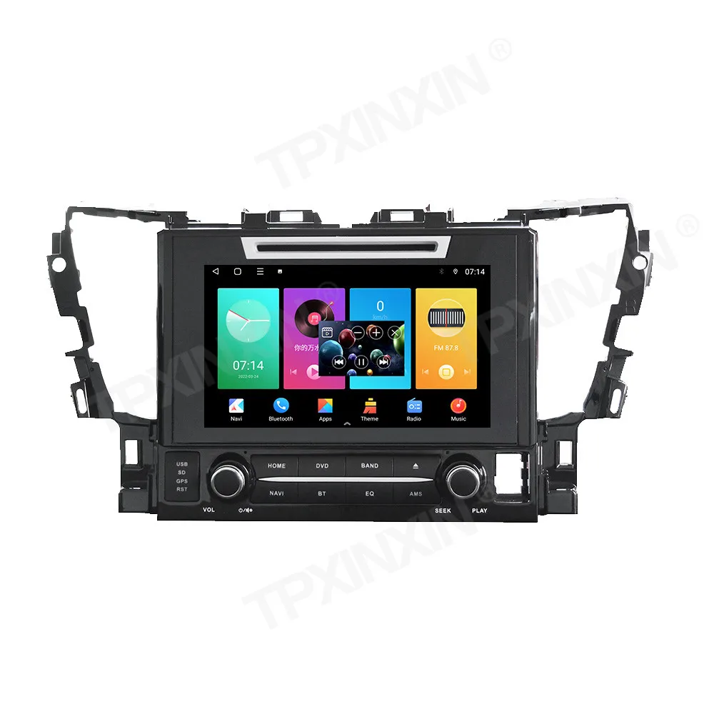 QLED Android 12.0 DVD do carro para Toyota Vellfire Alphard, Auto LTE Carplay, GPS, WiFi, Bluetooth, Rádio RDS, 8G, 128G