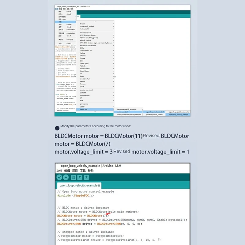 DC Brushless Motor Driver Board Controle FOC, SVPWM Controle, Módulo Substituir, Mini FOC simples, 10-24V