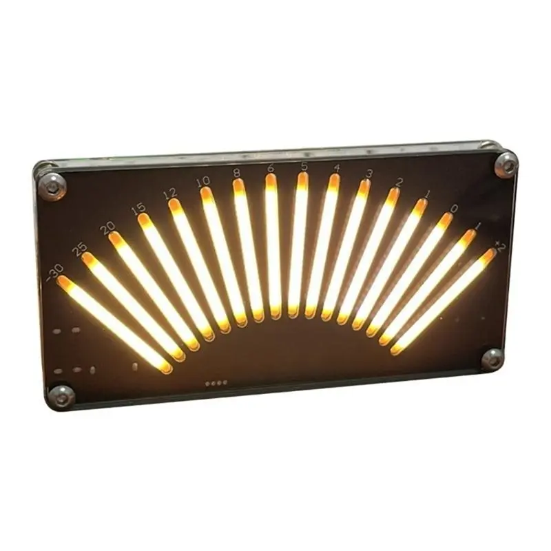 AK-DB16VU Single Channel Music Meter Level LED Music Spectrum VU Retro Level Indicator 16-Bit Music Spectrum Display