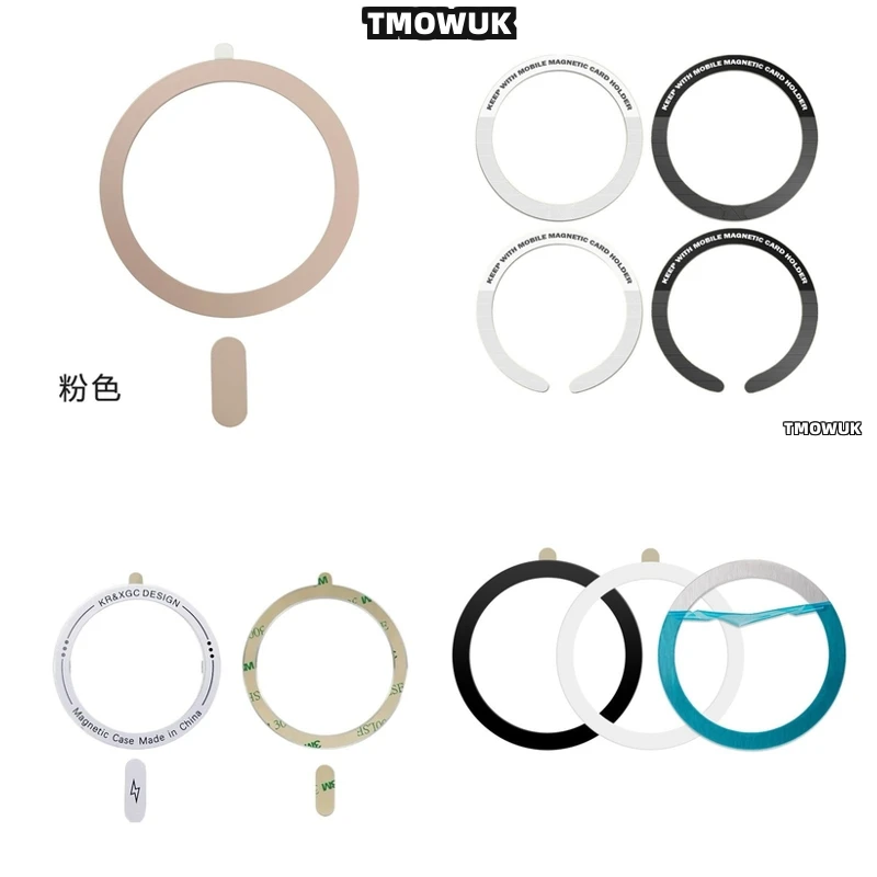 

For Xiaomi Redmi K40 K60 MIX Fold 2 3 4 Pro Ultra For Magsafe - Premium Magnetic Metal Plate Ring Sticker For Wireless Charging