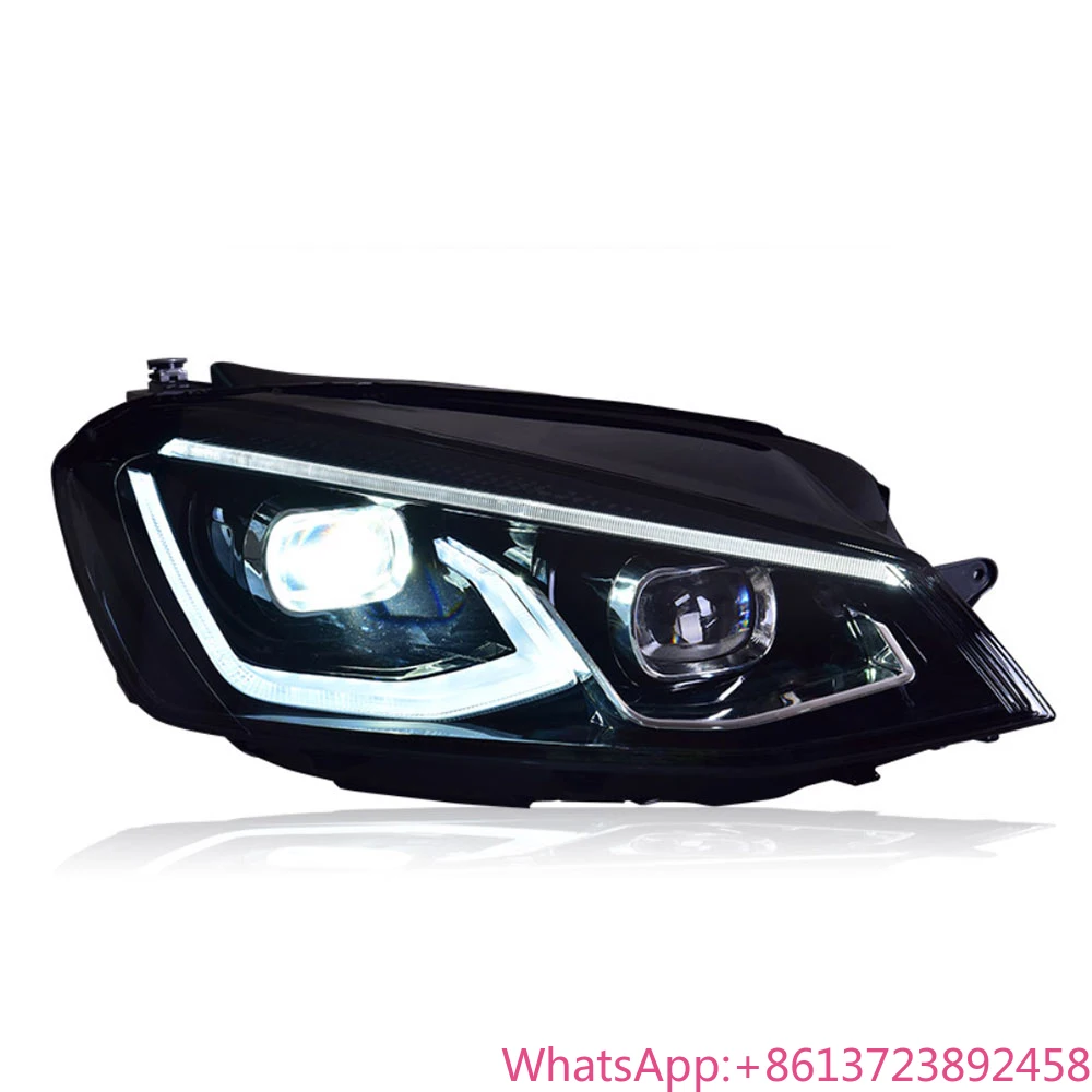 

For LED Car Lamp Accessories for VW Golf 7 MK7 2013-2017 Upgrade Golf 8 MK8 LED Auto Headlights Projector Lens Assembly