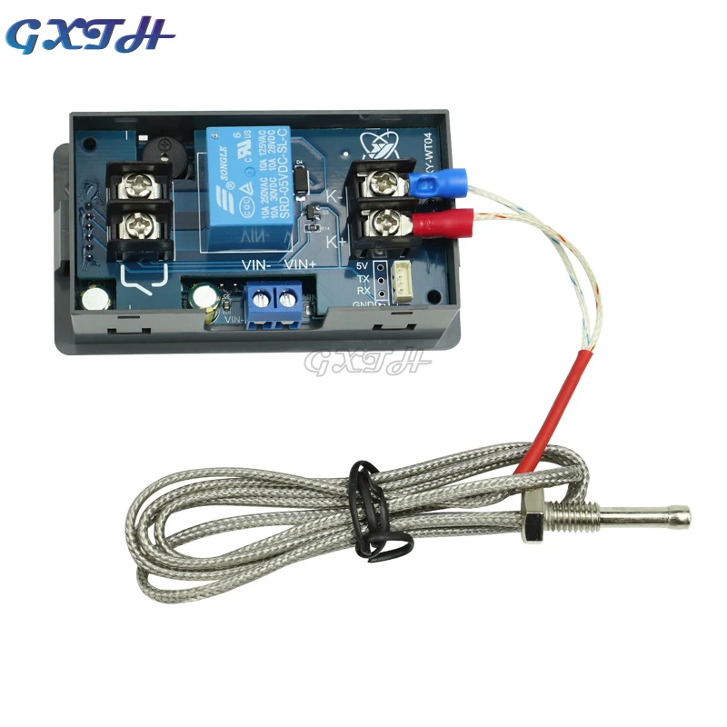 K-type Thermocouple High Temperature Controller -99~999℃ WIFI Remote High Temperature Digital Smart Thermostat High Low Alarm