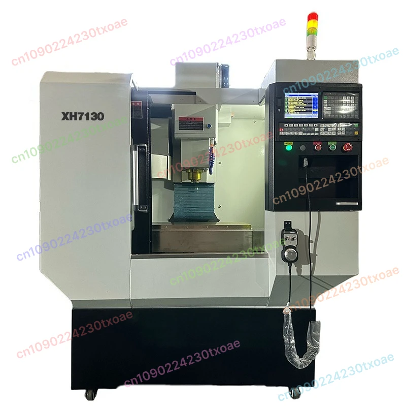 XH7130 Mini Milling Machine Benchtop Mill Center with Servo Motor for Metal Processing DIY Model Making