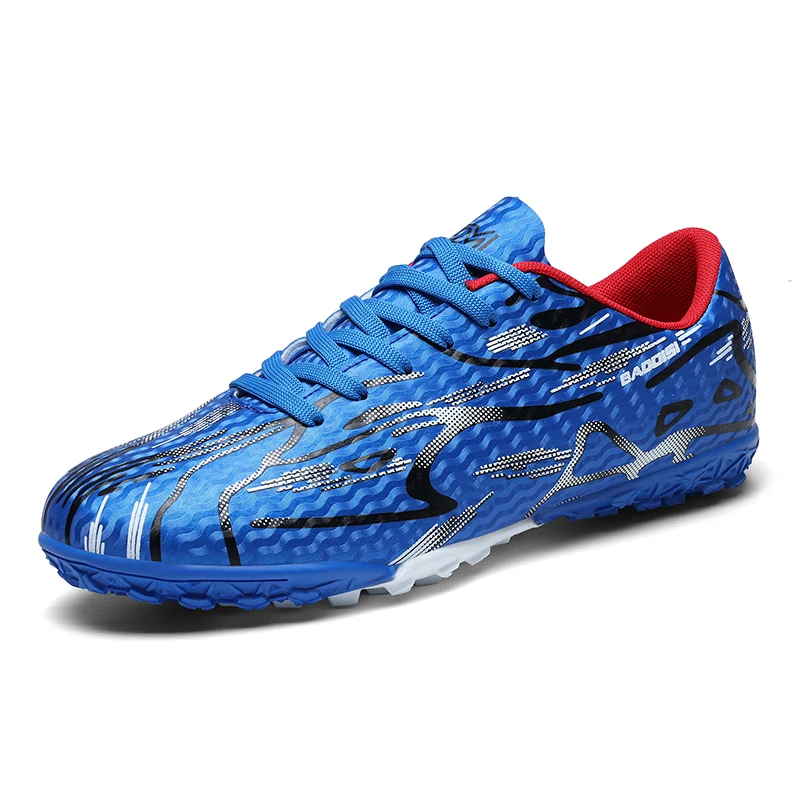 

Пара студенческих всесезонных кожаных футбольных бутс с длинными шипами, износостойкие футбольные бутсы, размеры 31-44