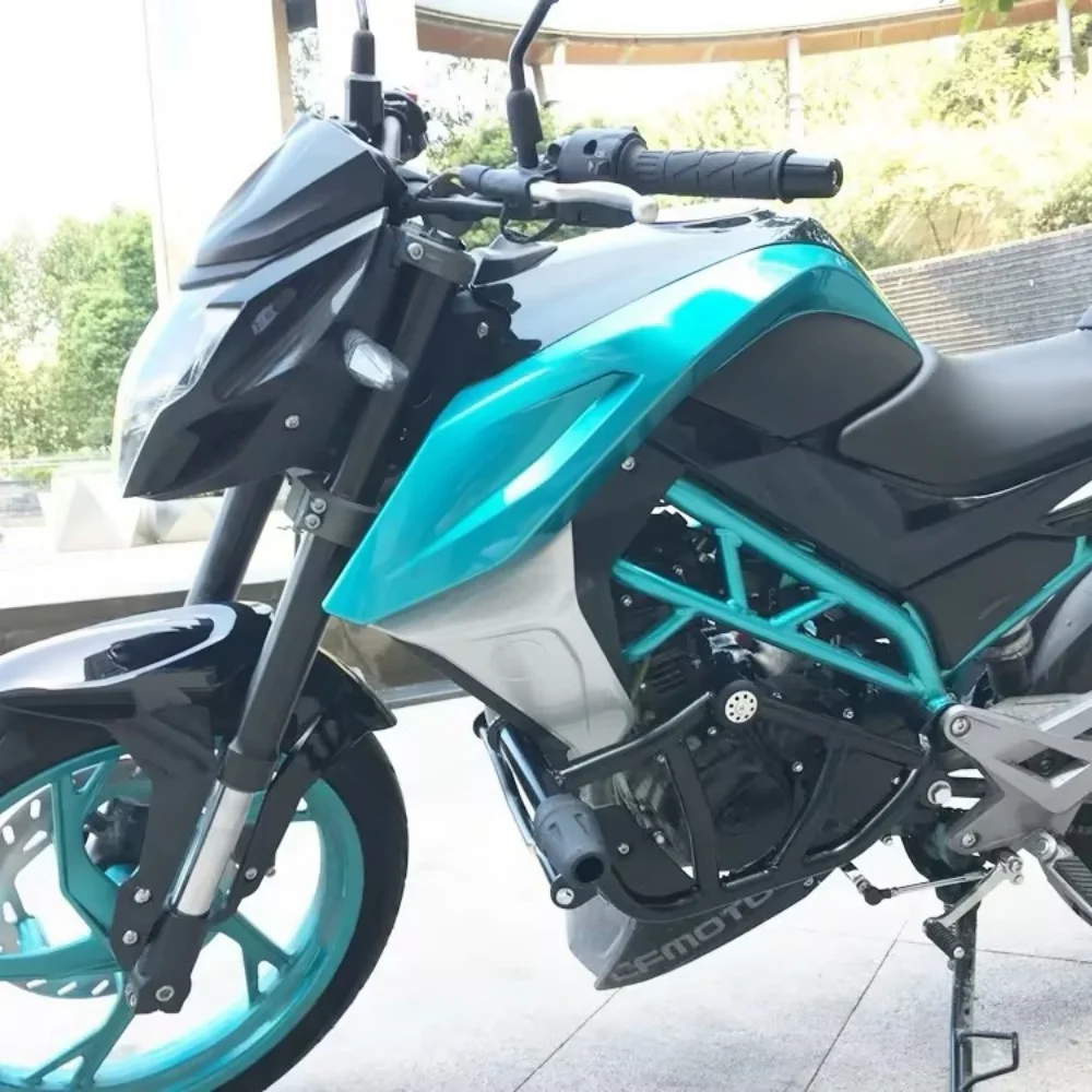 ل CFMOTO 150NK كلمة واحدة مكافحة الإفلات المطاط تعديل المصد الأمامي الحرس بار CF 150 NK NK150 150nk