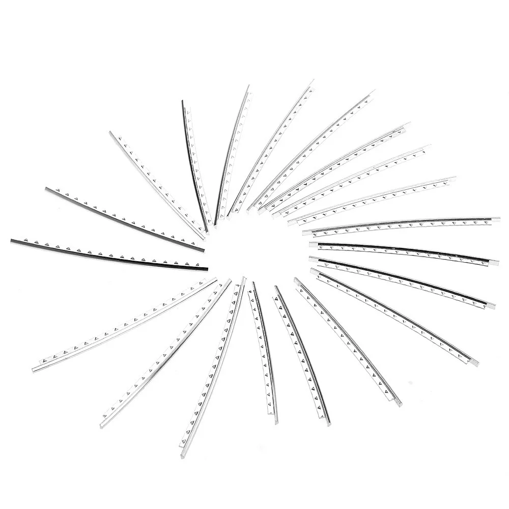 Miwayer Guitar Frets Wire Set Nickel Silver 1.6/1.8/2/2.2/2.4/2.7/2.9mm, 18-24pcs Guitar Fretwire for Fret Replacement & Repair