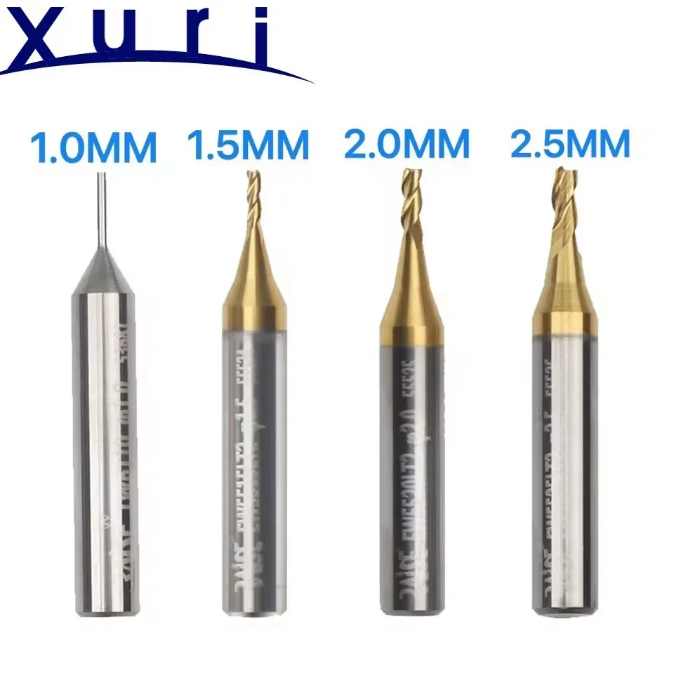 Xuri MILLING CUTTER UNTUK MESIN CNC KUNCI MOBIL 1.0MM 1.5MM 2.0MM 2.5MM