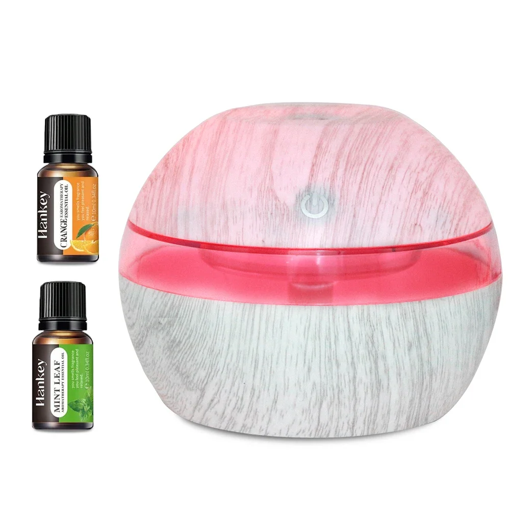 

Диффузор-увлажнитель на 300 мл с интеллектуальным сенсорным управлением, 7-цветная светодиодная подсветка настроения, прохладный туман с питанием от USB для дома, офиса, йоги, предварительной очистки