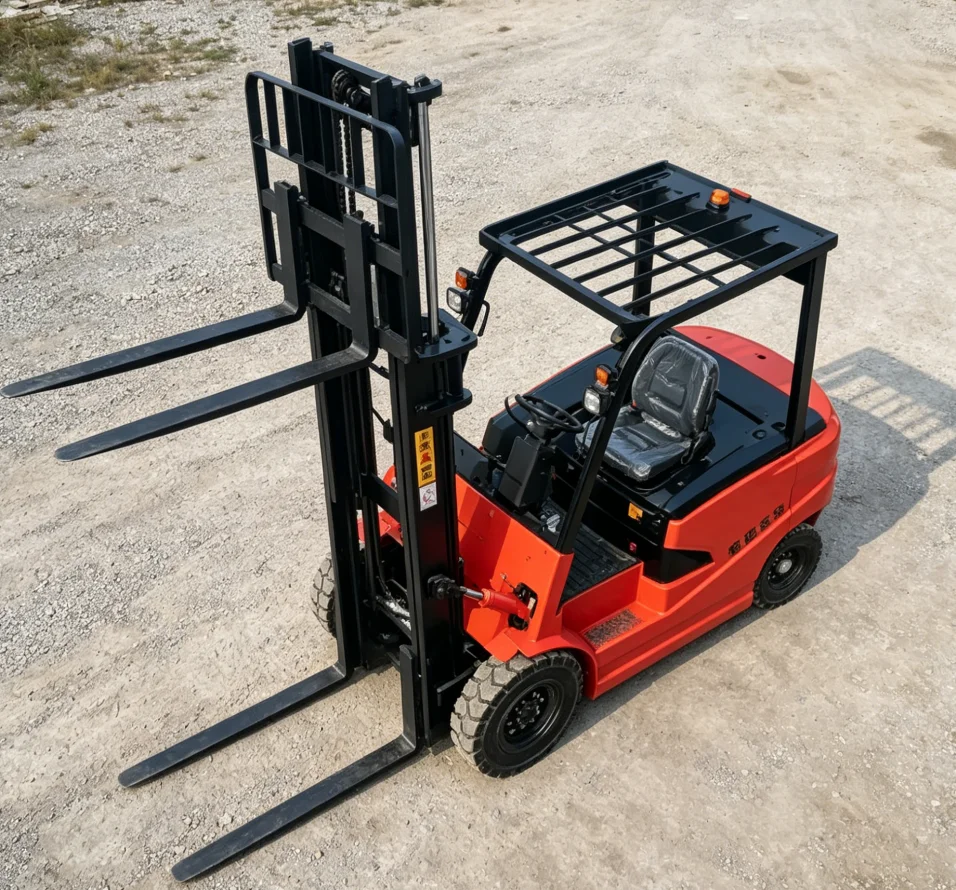 Electric Lift Truck 3 Ton 4.5m High Lifting Height Battery Powered 3-Stage Mast Heavy Loading Counterbalance Vehicle