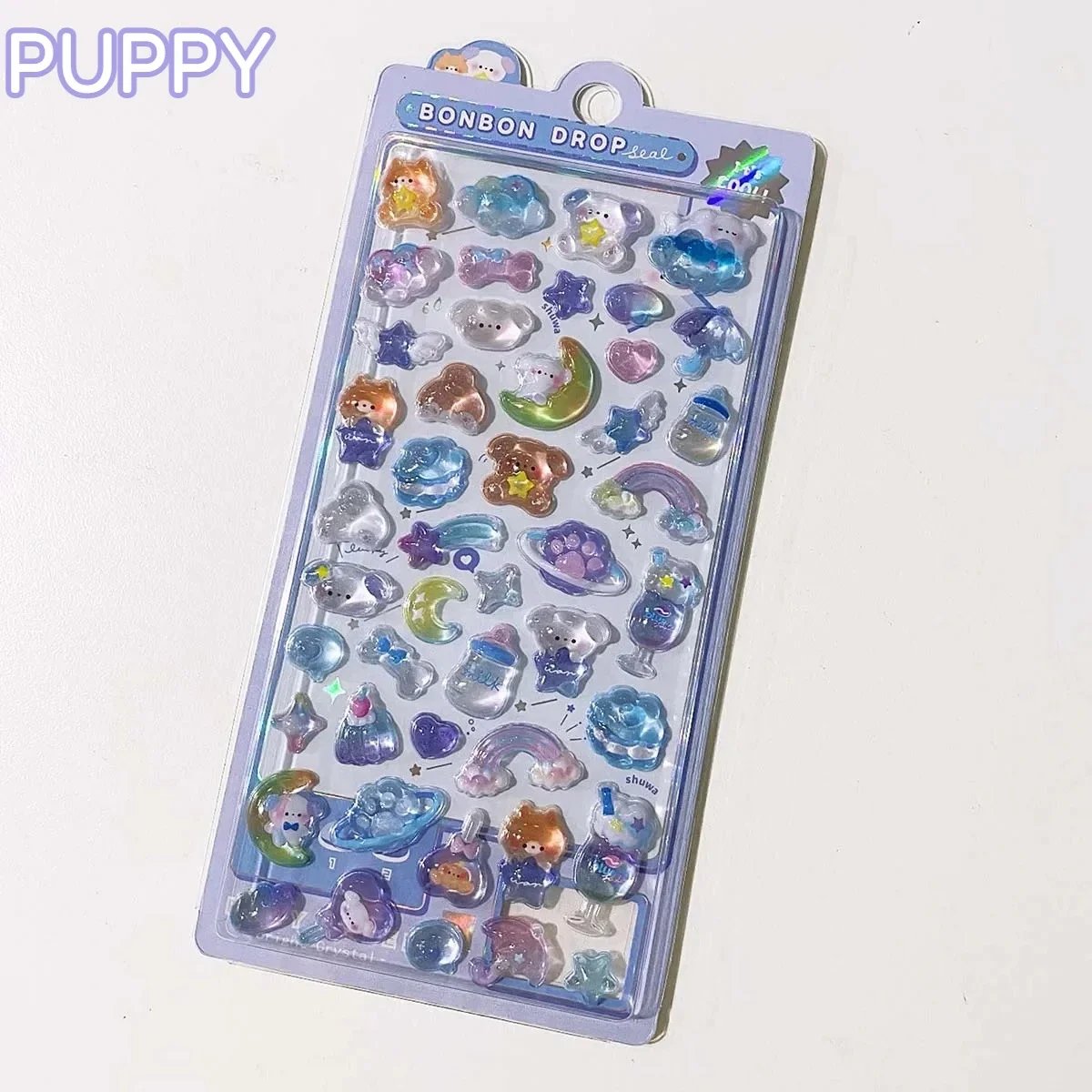 ملصقات مادة كرتونية ثلاثية الأبعاد من سلسلة الحيوانات الصلبة عالية القيمة، ملصقات قرطاسية للأطفال