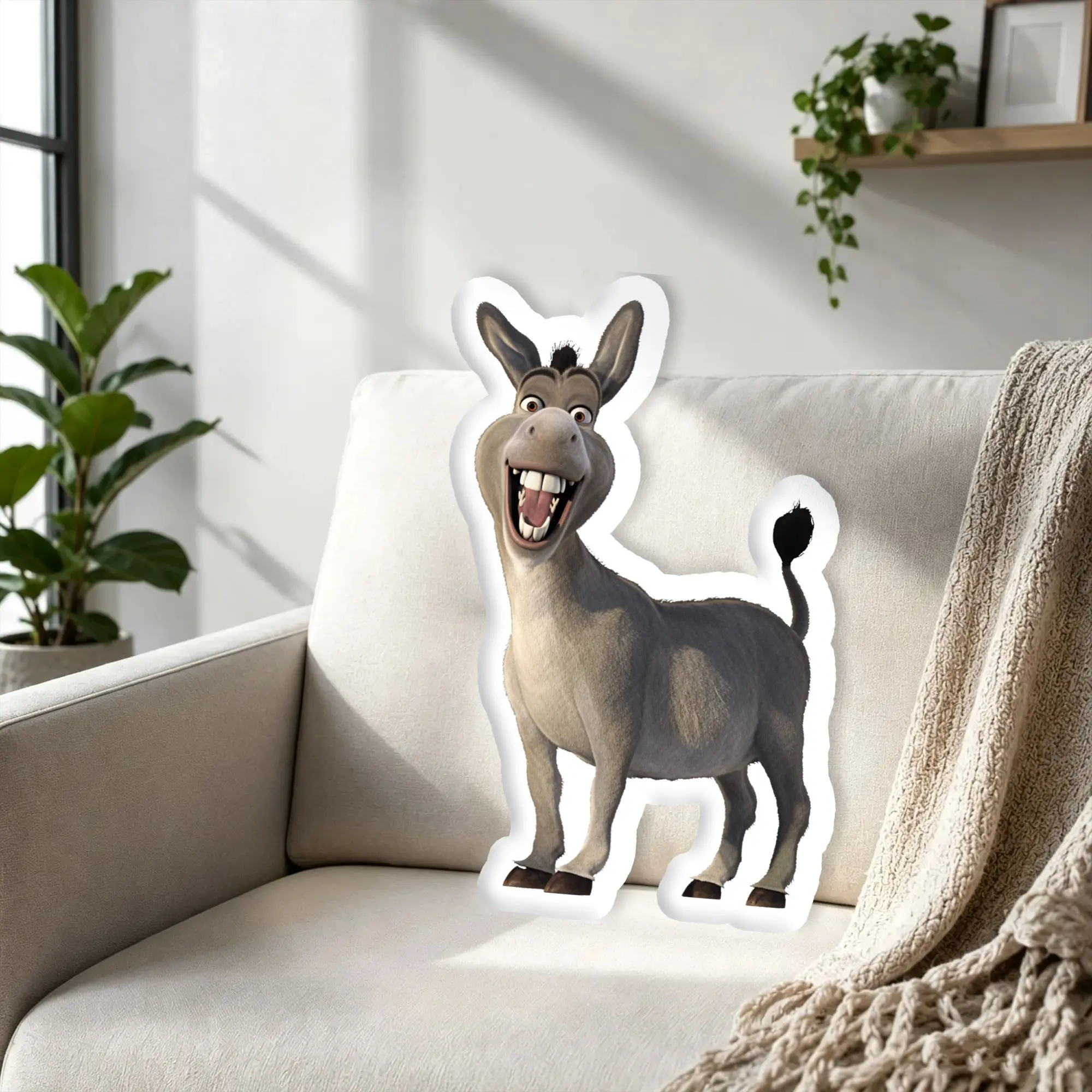 Custom Green Ogre Cartoon Hot Pillow Double Sided Japan Cushions Personalized Plush Pillows for Sofa