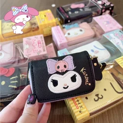 hello kitty kuromi car key bag remote control access control cinnamoroll my melody storage bag pendant cinnamon dog PU material