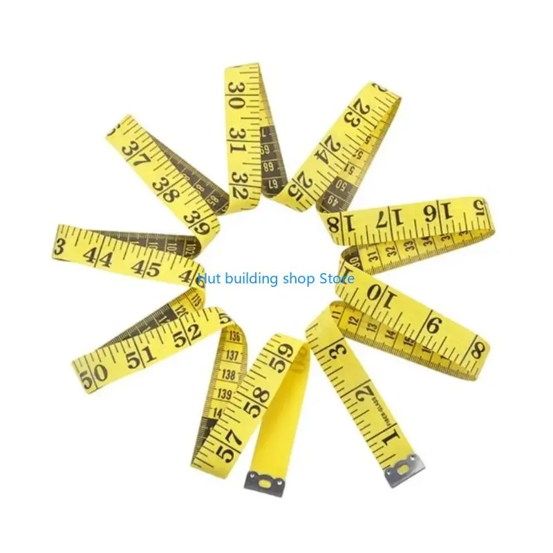 T21C Multifunctional 150cm Craft Measurement Tape For Clothing Alterations Body Scaling Highlighting 5 Dynamic Color Preferences