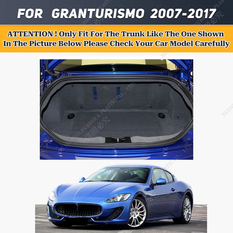 Car trunk mat For Maserati GranTurismo Hardtop sports car 2007-2017 08 09 10 11 12 13 14 15 16 Non-Slip Bottom Design