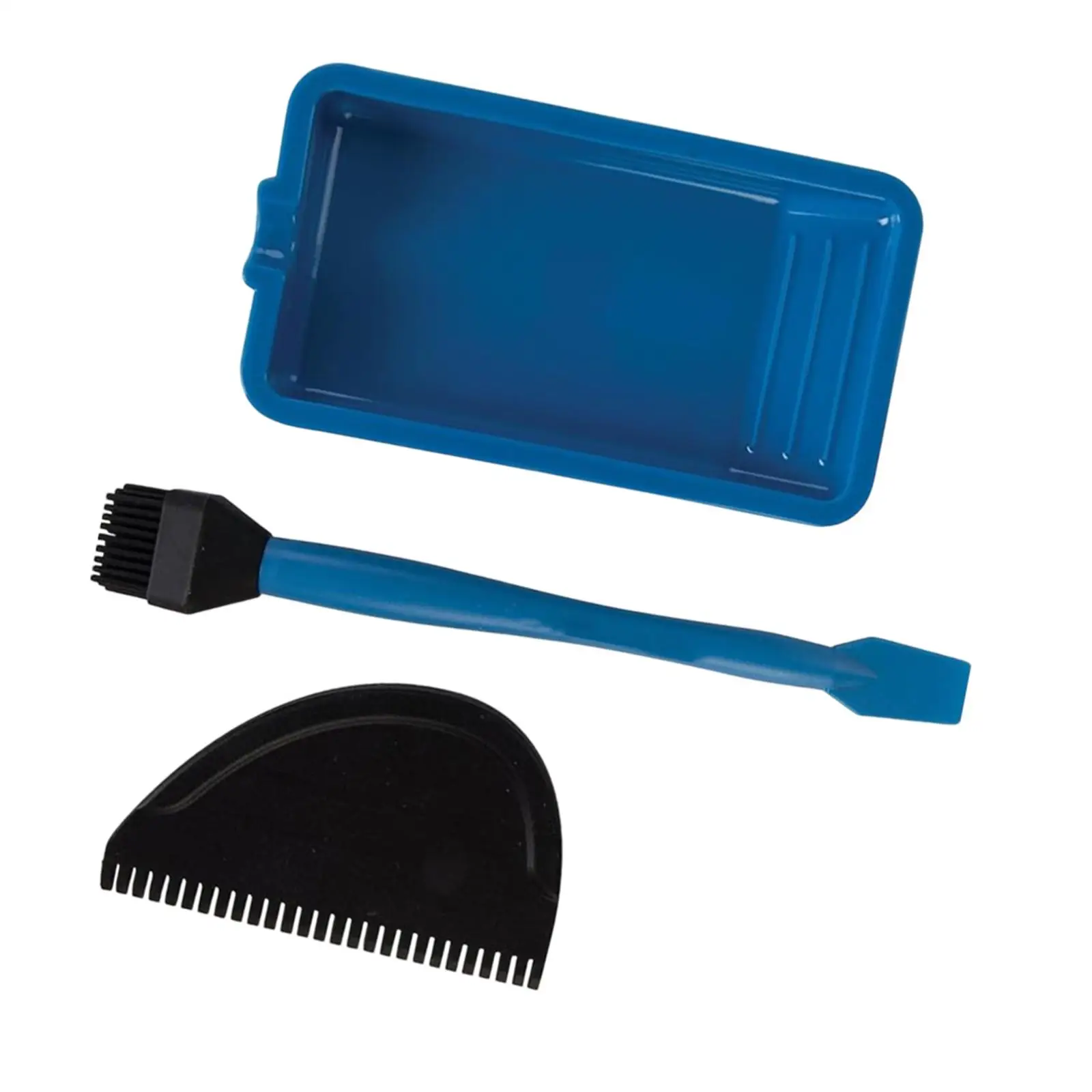 Woodworking Glue Spreader and Scraper Set with Tray for Smooth Application on Wood Surfaces DIY Tools
