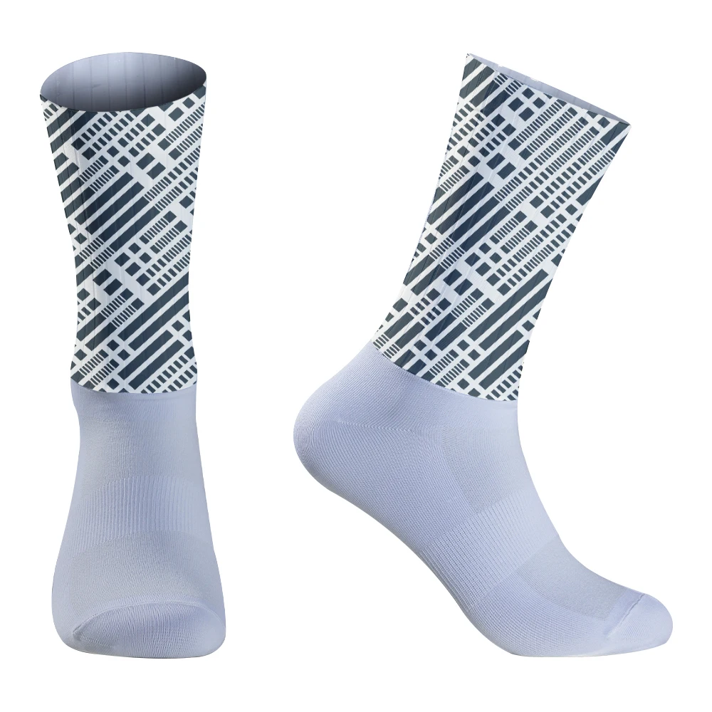 Breathable Summer 2024 New Slip Cycling Socks Men Women Road Bike Silicone Seamless Aero Socks