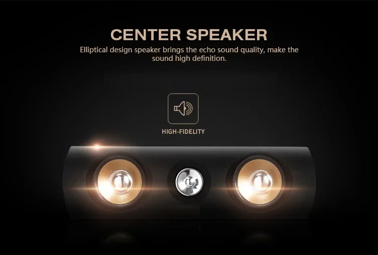 5.1 نظام المسرح المنزلي الصوتي المحيطي مع مشغل DVD وموسيقى الكاريوكي ثلاثية الأبعاد ومكبرات صوت ثلاثية الأبعاد #6