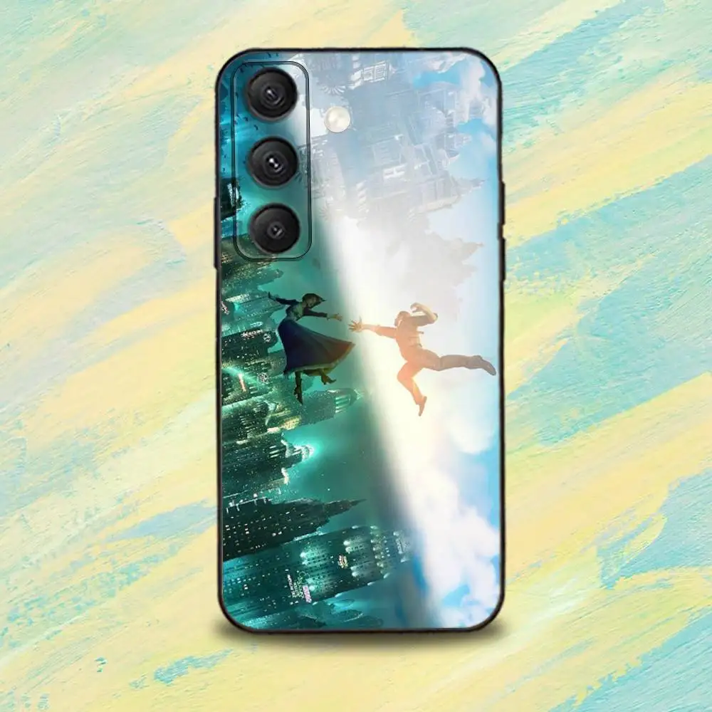 Beliebte B-BioShock-es Game Handyhülle für Samsung S25, S24, S10, S22, S21, S20, S23, Ultra, Plus, Lite, FE, weiche Silikonhülle in Schwarz
