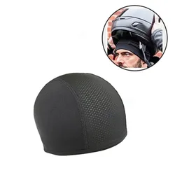 Motocyklowa siatkowa sucha oddychająca czapka Cool Skull Pochłaniająca wilgoć oddychająca czapka Letni kask Wewnętrzna czapka chłodząca Akcesoria