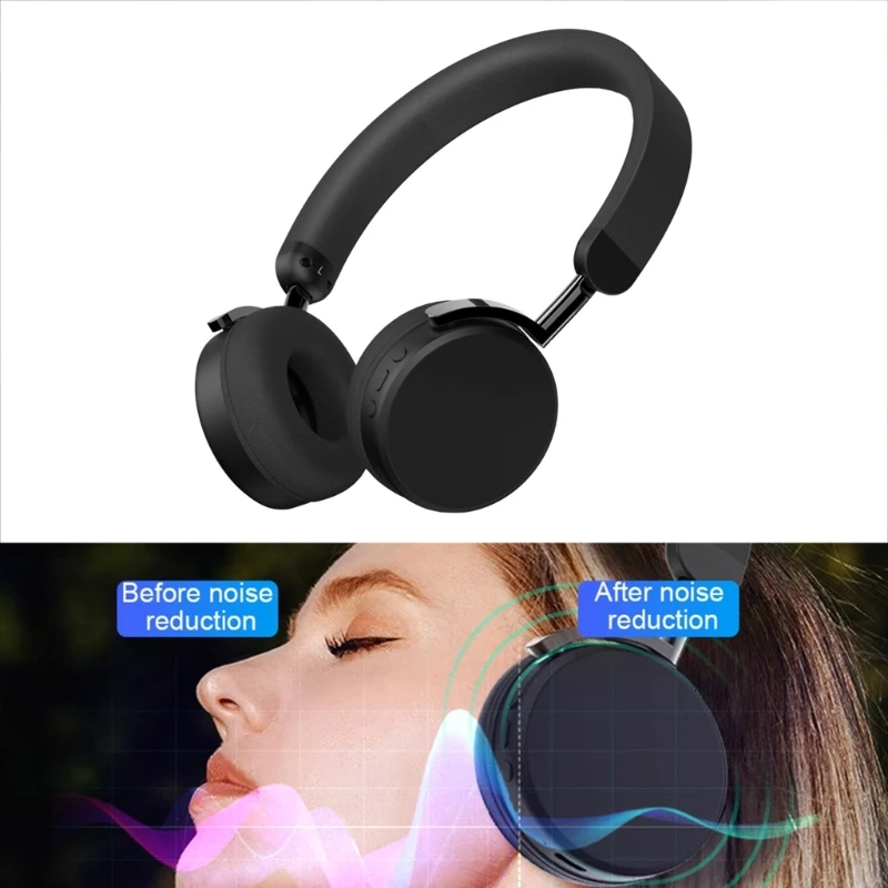 

EP680 Wireless Headphone Bluetoothcompatible5.3 Earphone with Advanced Noise Cancelling Foldable Headsets Comfortable