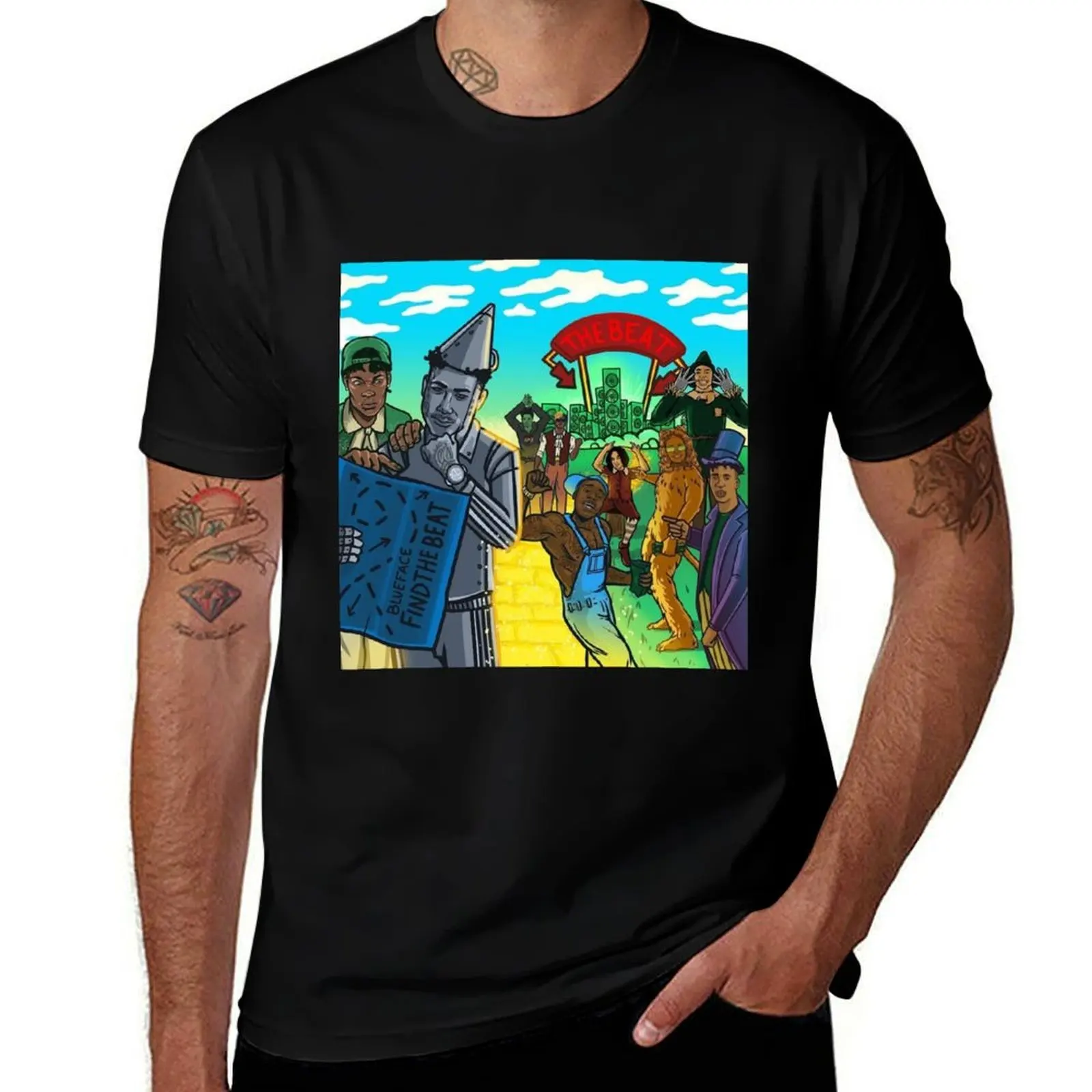 

Find The Beat Album Cover T-Shirt Festival Party Tee Top