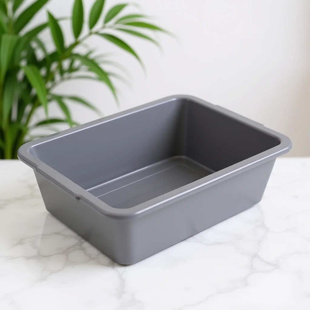 

Extra Large Plastic Storage Bin Rectangular Bus Tub for Dishwashing Cleaning Storage Heavy Duty Utility Box with Comfortable