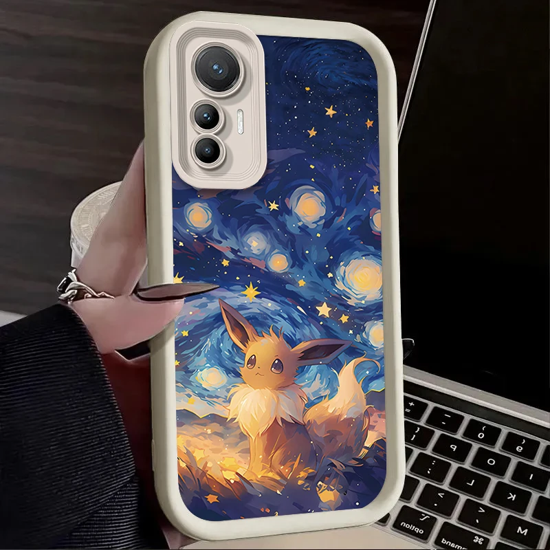 Starry Sky P-Pokemon Case for Xiaomi 14T 13T 12T 11T 13 12 11 Lite 5G NE POCO X6 X5 F6 F5 F3 X4 GT X3 NFC M5S C65 M6 Pro Cover