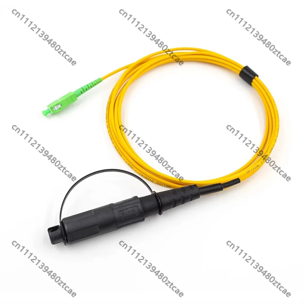 Waterproof Single Mode Fiber Patch Cord SC/APC to SC/APC Interface Outdoor Optical Jumper Cable 3M Length For Field Wiring