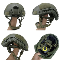 Kevlar Tactical Ballistic Helmet ACH High Cut  Helmet  NIJ IIIA Fast Wendy's Suspension Pad Safety Protective Bulletproof Helmet