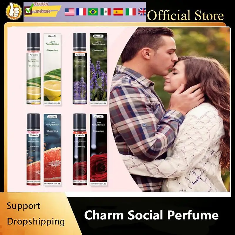 

15ml Pheromone Perfume Portable Perfume Long Lasting Roll On Fragrance Attracts Men Love Temptation Pheromone Scent