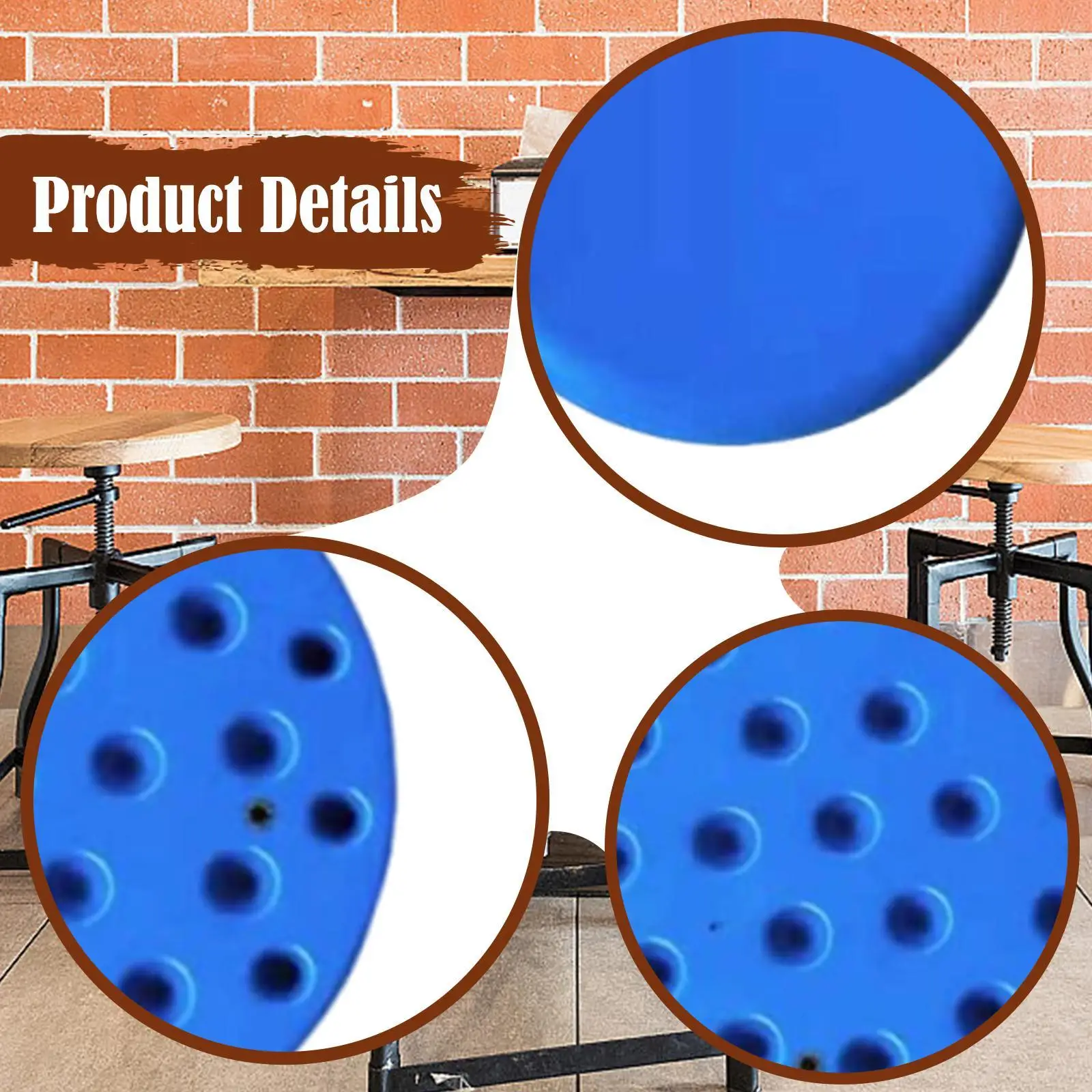 Stool Seat Replacement Comfortable Wear Resistant Barstool Accessories Replace