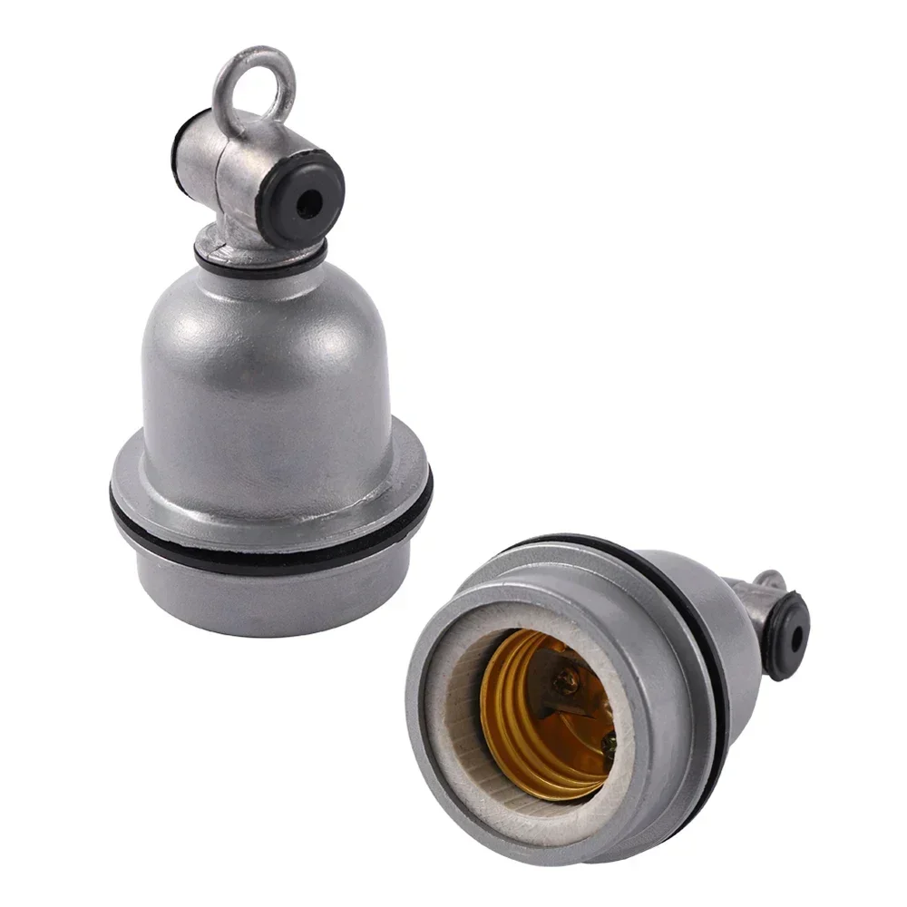 Animal Heating Lamp Holder Ceramic Insulated E27 Optical Socket Spiral Plug Adapter Converter Breeding Heating Bulb Holder