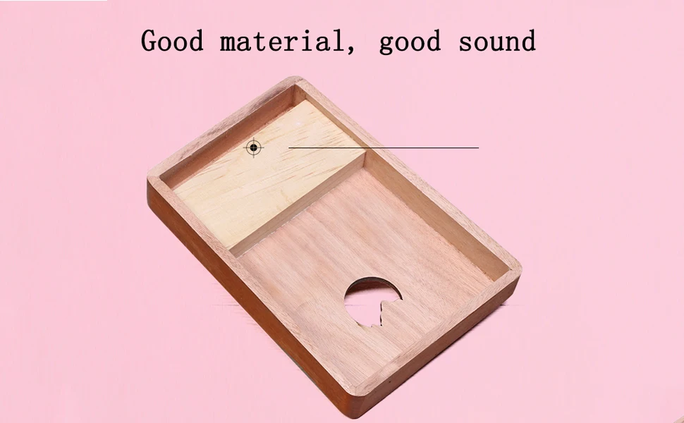 Lydesy 17-Tasten Kalimba Daumenklavier-Set, Manuell Gestimmt, Tragbares Fingerklavier, Geschenk für Kinder und Erwachsene, Anfänger, Festival, Geburtstag – Detail 6