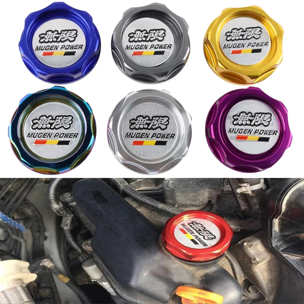 MUGEN Honda Oil Cap Oil Cap Fuel Filter High Temperature High Pressure-resistant Car Modified Tank Covers Fuel Cap Fit Civic