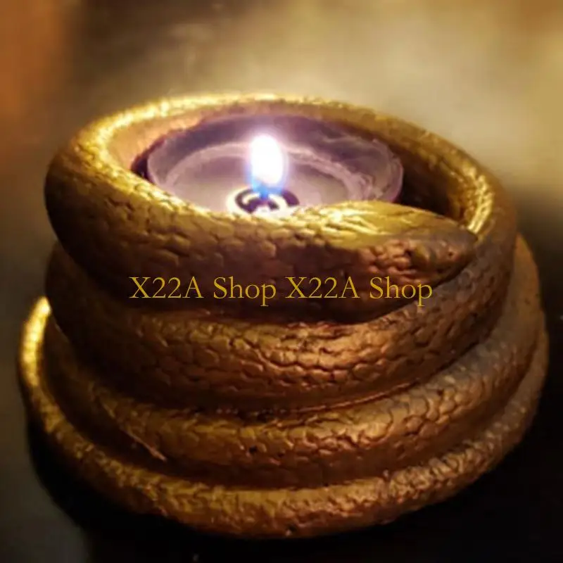 Unique Snake Candlestick Resin Molds Irregular Holder Molds DIY Crafts Tool