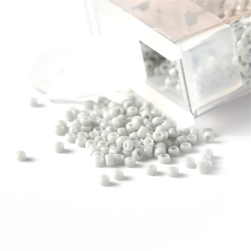 1.5mm Japan TOHO Round Seed Beads 15/0 Opaque Color Glass Seed Bead for Needlework Handemade Jewelry Making 2500pcs 10g