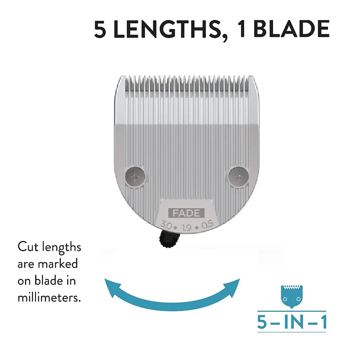 Original Ersatz klinge für Madeshow 982f 986f Professional 5 in 1 verstellbarer Clipper Fade Blade Haars ch neider Zubehör – Detail 6