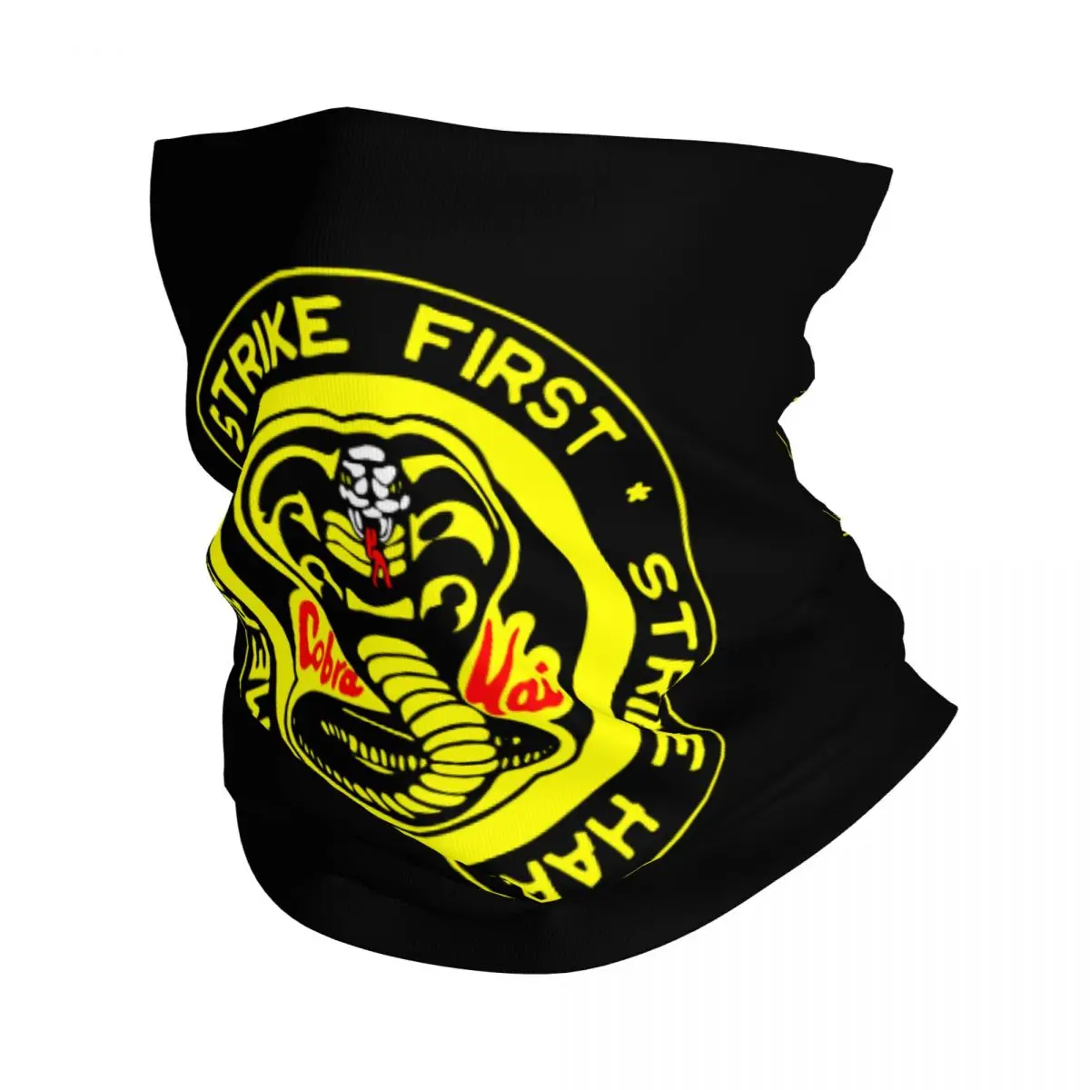 

Cobra Kai Bandana Neck Gaiter Printed Logo Never Dies Balaclavas Face Scarf Multifunctional Headwear Fishing Unisex Adult