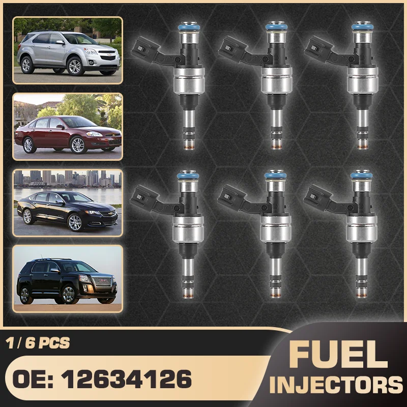 

Car For Chevrolet Equinox Chevy Impala Chevy Impala Limited Chevy Traverse MK2 GMC Terrain MK1 2013-2017 Fuel Injectors 12634126